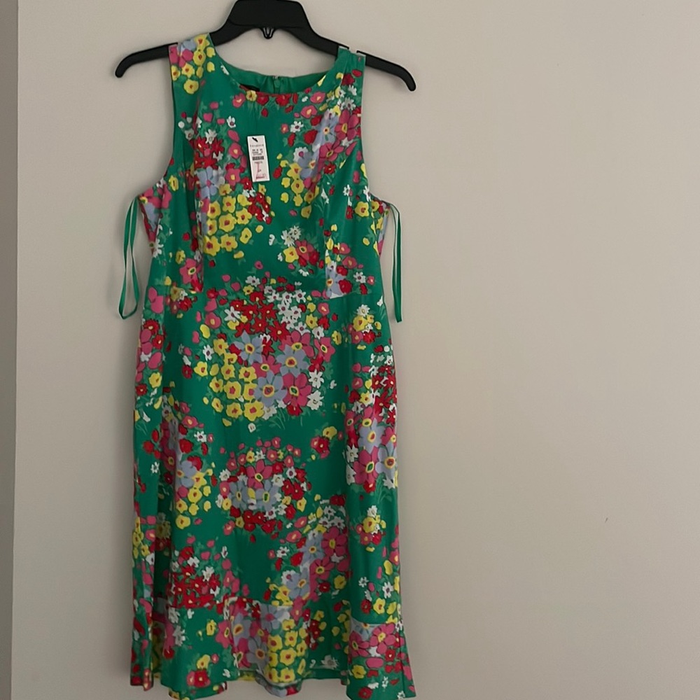 Talbots flower dress NWT. Size 10P
